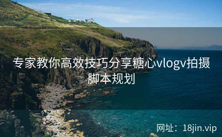 专家教你高效技巧分享糖心vlogv拍摄脚本规划