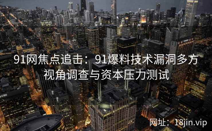 91网焦点追击：91爆料技术漏洞多方视角调查与资本压力测试